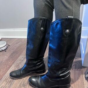 Frye Black leather boots size 12B
